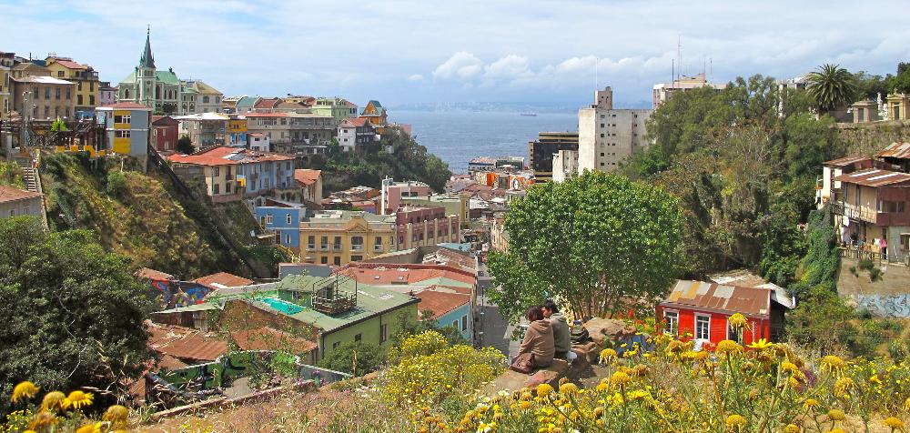 Panorama of Valparaiso, Chile