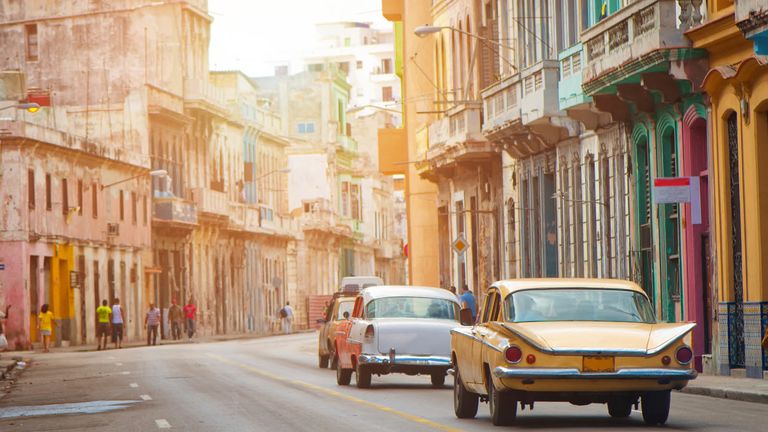 Colorful downtown Havana