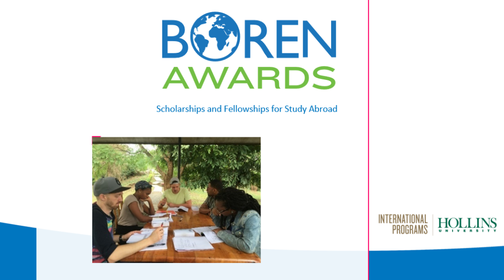 Funding Study Abroad I: Boren